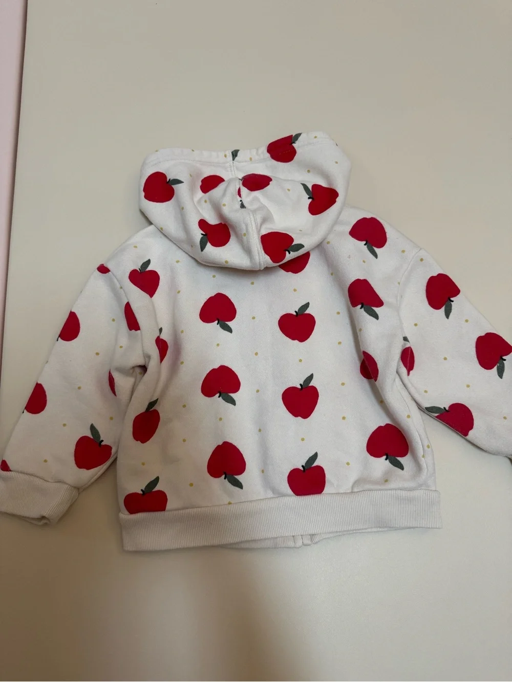 Baby Gap Apple Print Logo Zip Hoodie 18-24M